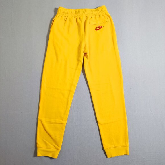 Nike Jogger pants men's youth size M yellow colour with multi-colour graphic - Picture 3 of 11